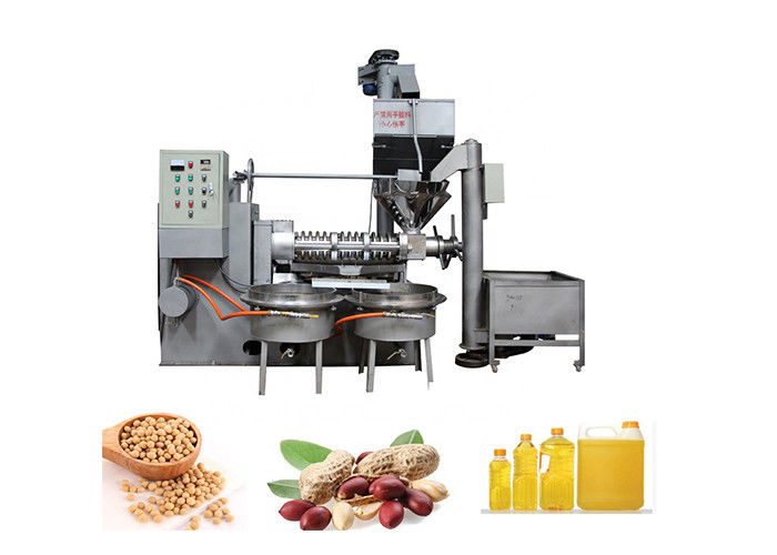 Stainless Steel Multi Disc Screw Oil Press Machine 2.2kw Power Cold Hot Pressing