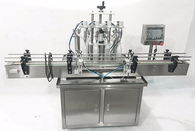 304 Automatic Liquid Filling Machine Liquid Disinfectant Filling Machine With Four Nozzles
